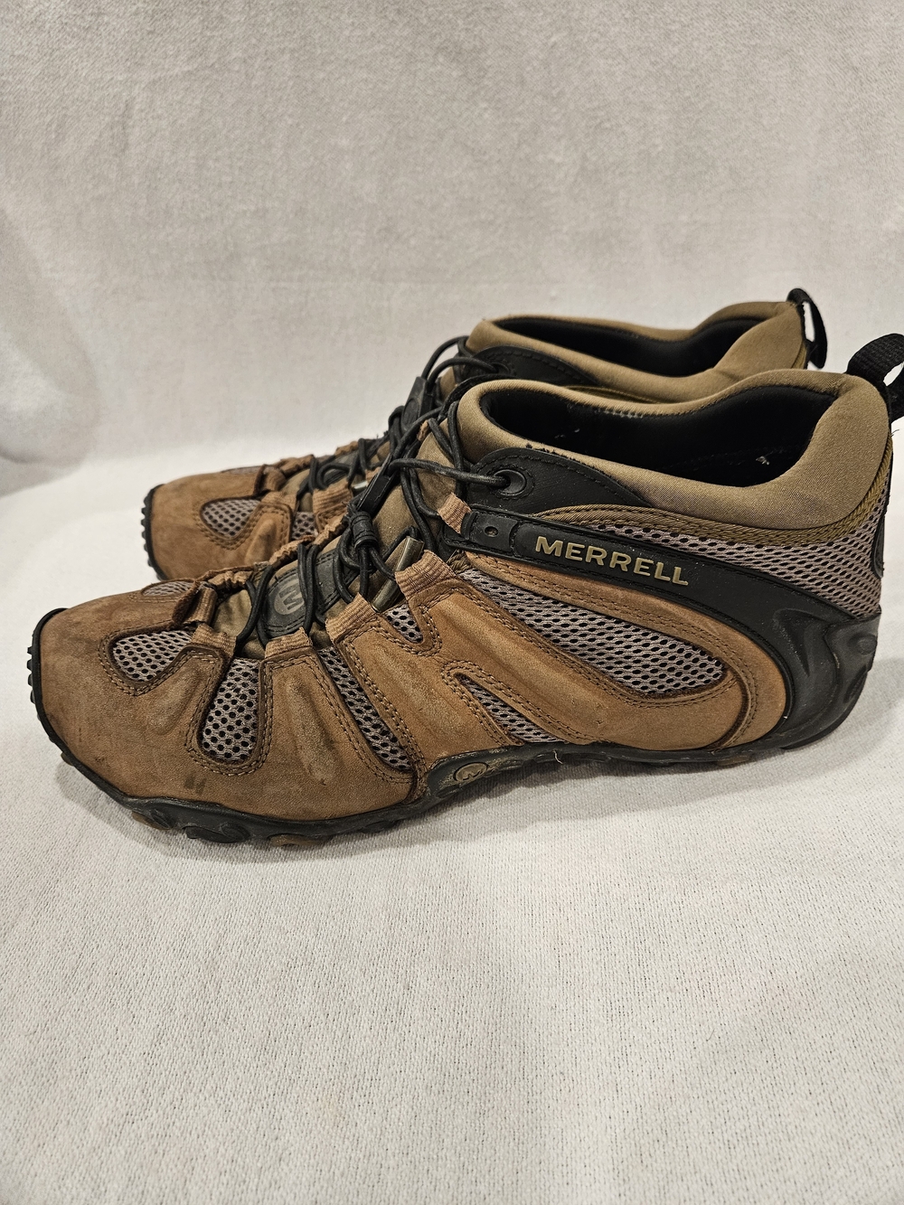 Merrell Men Chameleon 8 Stretch Hiking Shoes Leather-And-Mesh,Nubuck - Picture 5 of 8